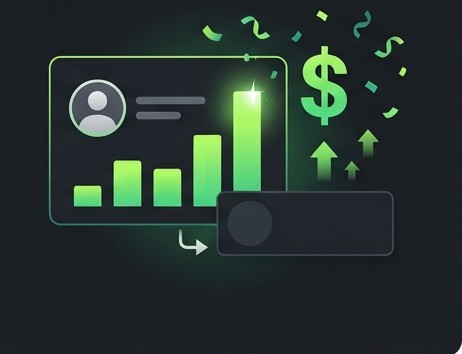 Step 5 illustration — funds credited